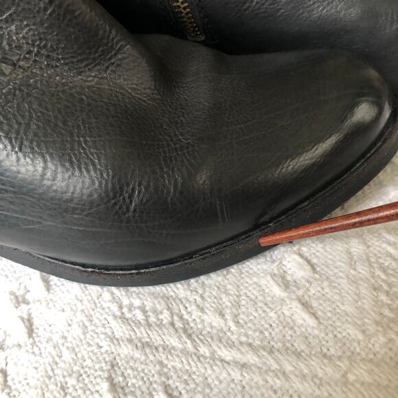 Clarks Maypearl Fawn Fashion Leather Ankle Boot Women’s Size 7 Western Moto Boho - Picture 12 of 15